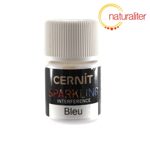 Prášek CERNIT Sparkling Interference modrý 5g