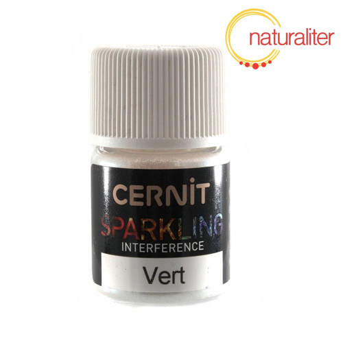 Prášek CERNIT Sparkling Interference zelený 5g — foto 1
