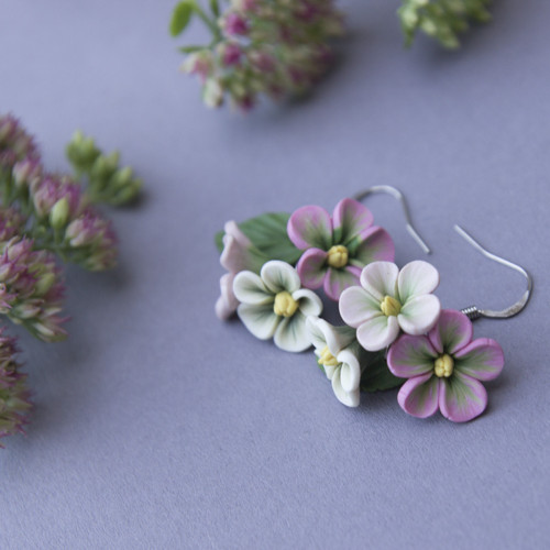 Náušnice - Třešeň rozkvétá — foto 1