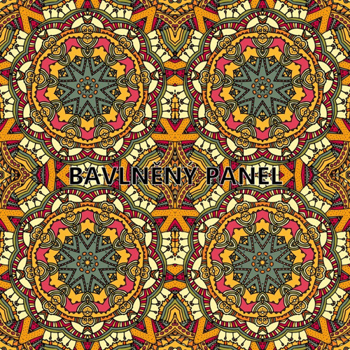 Bavlněná látka - panel 47 x 47 cm