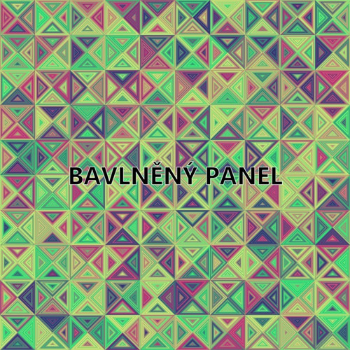 Bavlněná látka - panel 35 x 35 cm