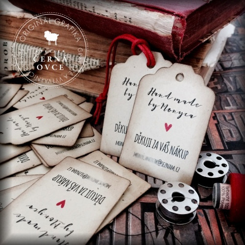 Vintage Cedulka - Hand Made By... — foto 1