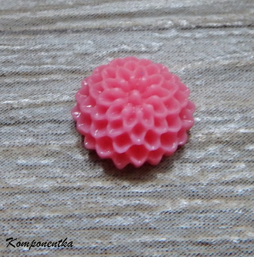 Kabošon květina 12mm 1kus