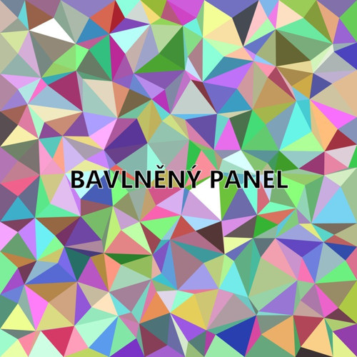 Bavlněná látka - panel 35 x 35 cm