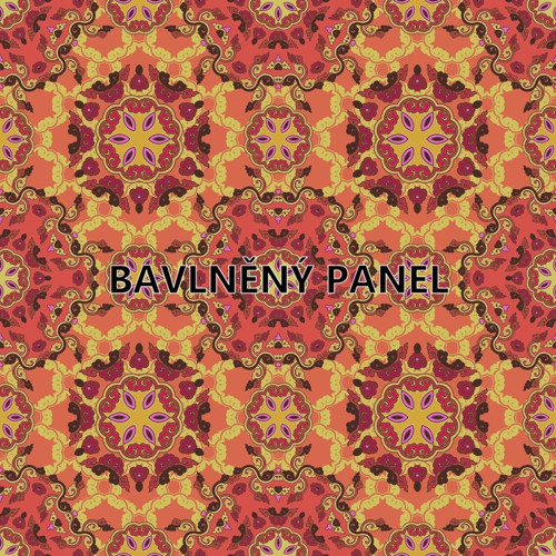 Bavlněná látka - panel 35 x 35 cm