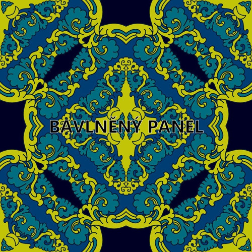 Bavlněná látka - panel 35 x 35 cm