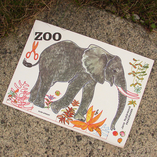 ZOO - retro vystřihovánka