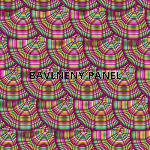 Bavlněná látka - panel 35 x 35 cm