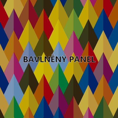 Bavlněná látka - panel 35 x 35 cm