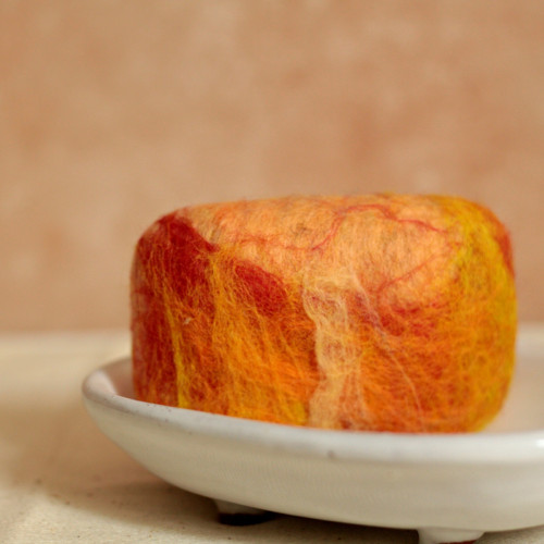 Plstěné oranžové — foto 1