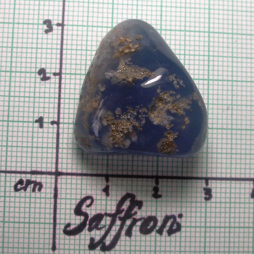 Modrý chalcedon výběrový z Malawi č.9 — foto 1