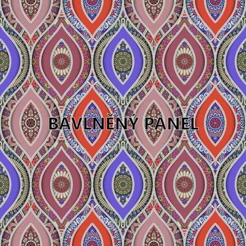 Bavlněná látka - panel 35 x 35 cm