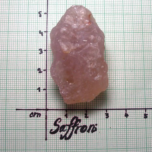 Větší surový růžový chalcedon č.2 — foto 1