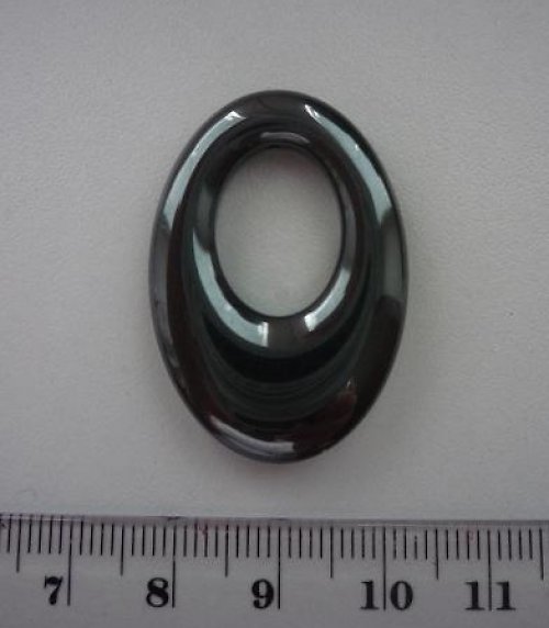 HEMATIT přívěsek 35 x 25 mm — foto 1