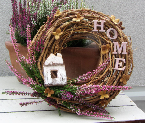 HOME věneček s vřesem — foto 1