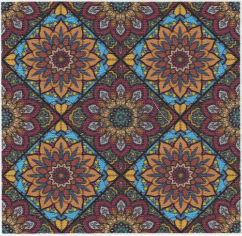 Bavlněná látka - panel 14 x 14 cm