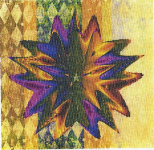 Bavlněná látka - panel 14 x 14 cm