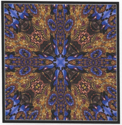 Bavlněná látka - panel 14 x 14 cm