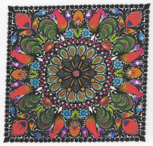 Bavlněná látka - panel 14 x 14 cm