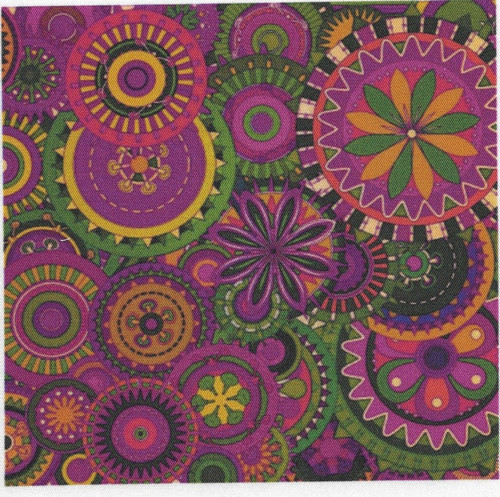 Bavlněná látka - panel 14 x 14 cm