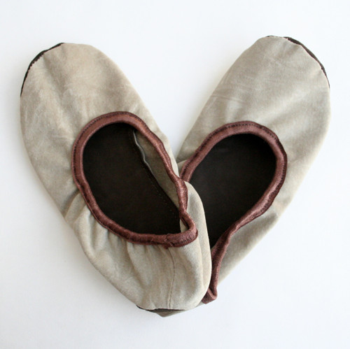 Kožené barefoot baleríny — foto 1