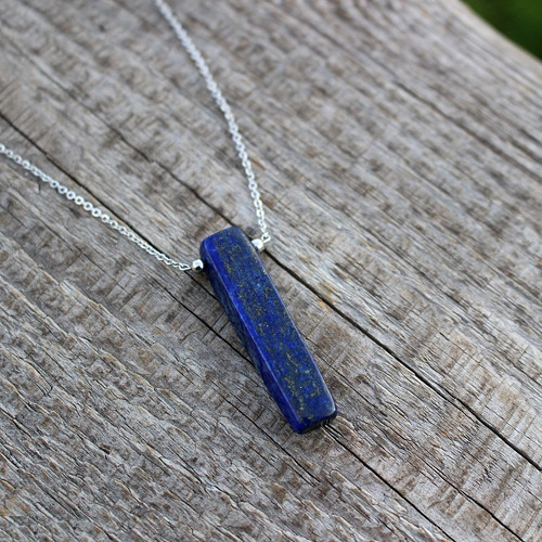 Eliopé • lapis lazuli, nerez. ocel — foto 1