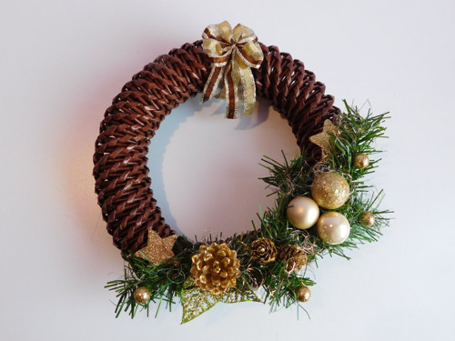 Adventní věnec na dveře — foto 1