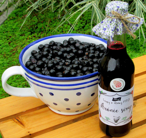Aróniový sirup - 350 ml — foto 1