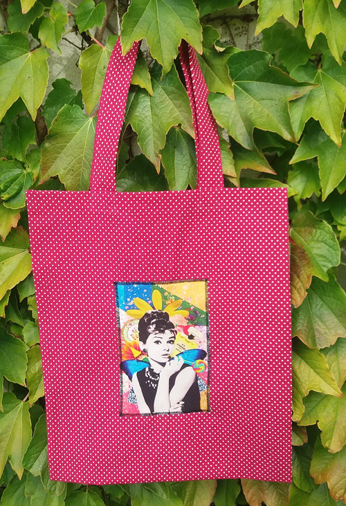 Puntíkatá taška AUDREY HEPBURN — foto 1