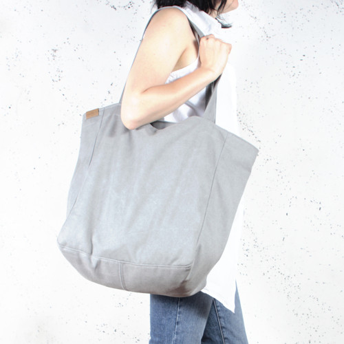 LAZY BAG světle šedá