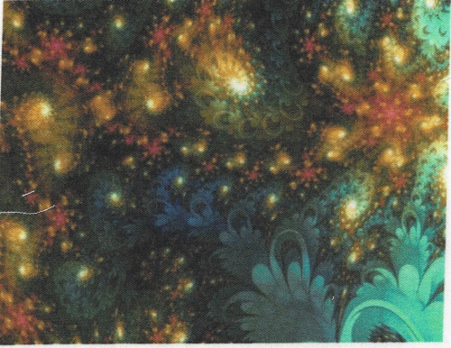 Bavlněná látka - panel 11 x 14,5 cm