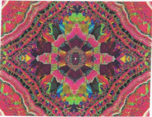 Bavlněná látka - panel 11 x 14,5 cm