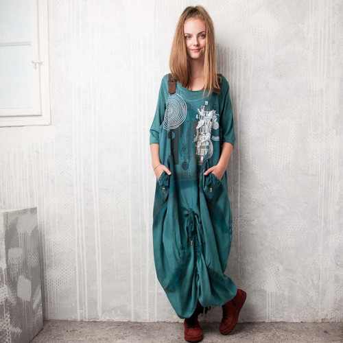 Dlouhá šatovka - vel. L — foto 1