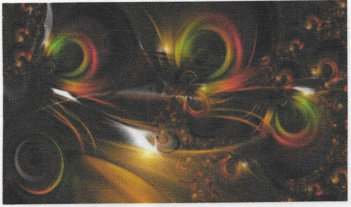 Bavlněná látka - panel 8,5 x 14,5 cm