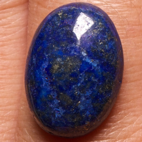 Lapis lazuli- kabošon, 18x13 mm — foto 1