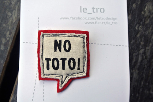 Brož NO TOTO! — foto 1