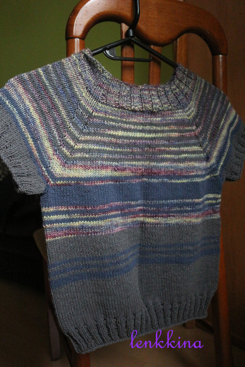 Dívčí halenka pletená - malabrigo