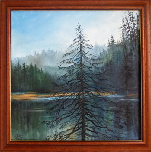 Solitér - jezero Laka