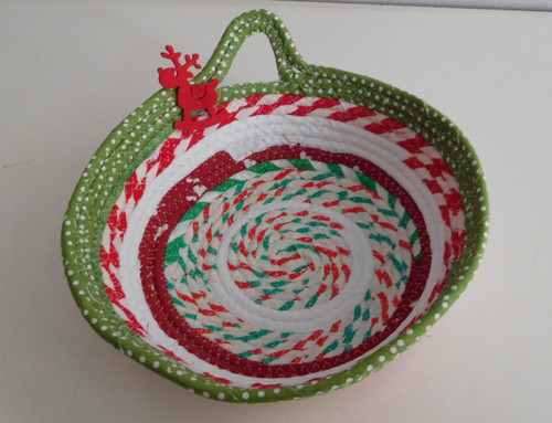 Vánoční patchwork - ošatka — foto 1