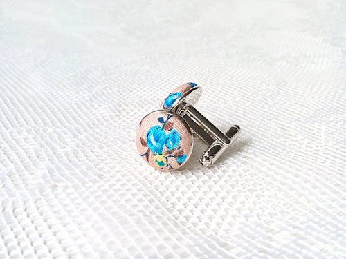Vintage flowers cufflinks