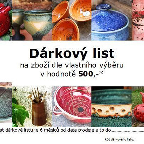 Nákupní poukaz 500 Kč u prodejce mago