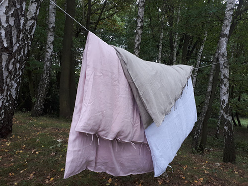 Lněný povlak na přikrývku Beauty in Simplicity