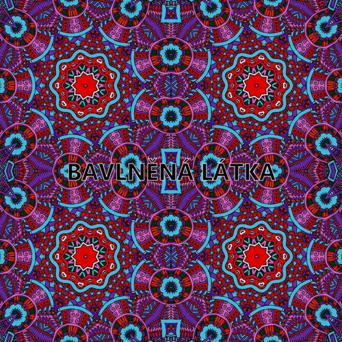 Bavlněná látka - panel 35 x 35 cm