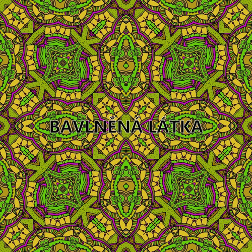 Bavlněná látka - panel 35 x 35 cm