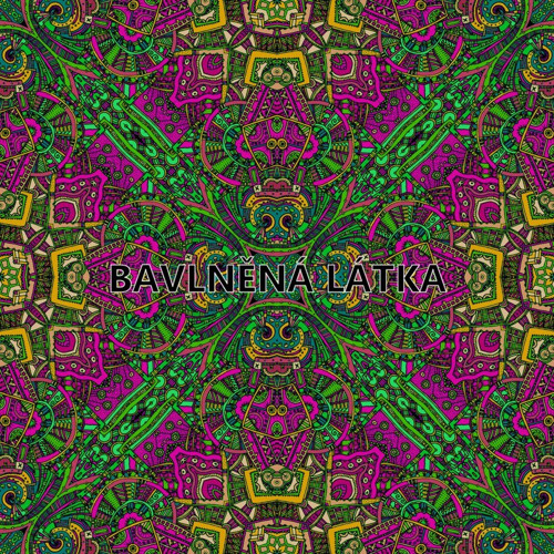 Bavlněná látka - panel 35 x 35 cm