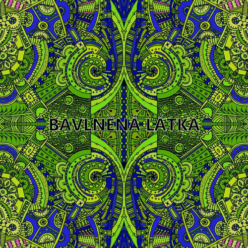Bavlněná látka - panel 35 x 35 cm