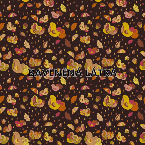 Bavlněná látka - panel 35 x 35 cm — foto 1