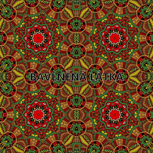 Bavlněná látka - panel 35 x 35 cm