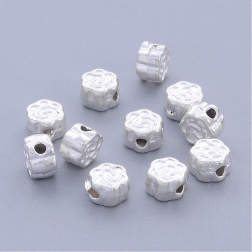 Mezikus kytička 5x3mm (50ks) - stříbro