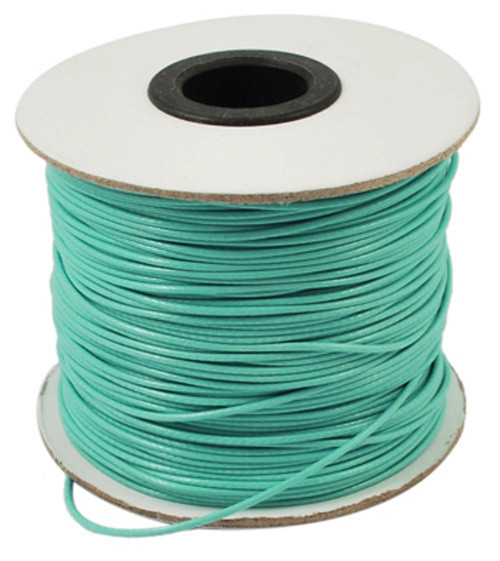 Šňůra voskovaná pr.0,5mm (10m) - tyrkysová